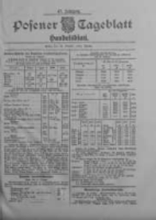 Posener Tageblatt. Handelsblatt 1908.10.16 Jg.47