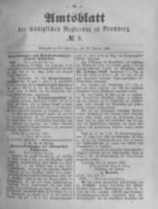 Amtsblatt der Königlichen Preussischen Regierung zu Bromberg. 1889.02.22 No.8
