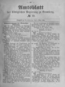 Amtsblatt der Königlichen Preussischen Regierung zu Bromberg. 1889.03.08 No.10