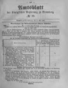 Amtsblatt der Königlichen Preussischen Regierung zu Bromberg. 1889.05.17 No.20