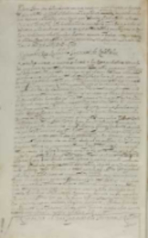 Responsum ad literas imperatoris Turcarum [Ahmedi I] S. R. Mttis [Sigismundi III], Kraków 18.08.1607