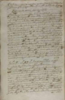 Responsum [Joanni Sigismundo] nomine Sacrae Regiae Mttis [Sigismundi III], Kraków 24.08.1608