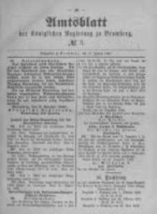 Amtsblatt der Königlichen Preussischen Regierung zu Bromberg. 1890.01.17 No.3