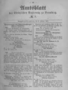 Amtsblatt der K&ouml;niglichen Preussischen Regierung zu Bromberg. 1890.02.21 No.8
