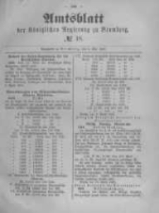 Amtsblatt der Königlichen Preussischen Regierung zu Bromberg. 1890.05.02 No.18