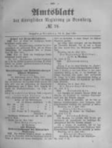 Amtsblatt der Königlichen Preussischen Regierung zu Bromberg. 1890.06.13 No.24