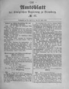Amtsblatt der Königlichen Preussischen Regierung zu Bromberg. 1890.06.20 No.25
