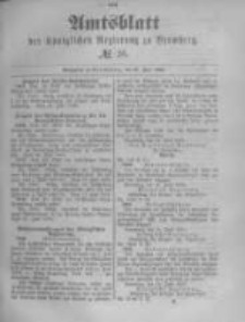 Amtsblatt der Königlichen Preussischen Regierung zu Bromberg. 1890.06.27 No.26