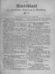 Amtsblatt der Königlichen Preussischen Regierung zu Bromberg. 1890.07.18 No.29