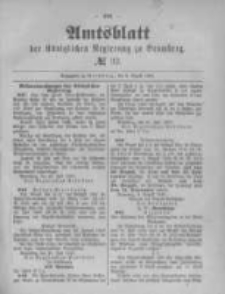 Amtsblatt der Königlichen Preussischen Regierung zu Bromberg. 1890.08.08 No.32