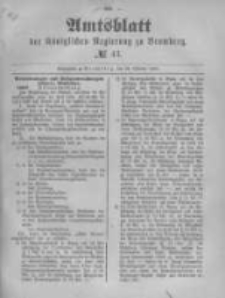 Amtsblatt der Königlichen Preussischen Regierung zu Bromberg. 1890.10.24 No.43
