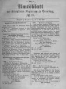 Amtsblatt der Königlichen Preussischen Regierung zu Bromberg. 1891.05.07 No.19