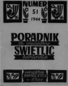 Poradnik dla Pracowników Świetlic Żołnierskich. 1944 R.4 nr51