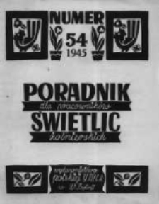 Poradnik dla Pracowników Świetlic Żołnierskich. 1945 R.5 nr54