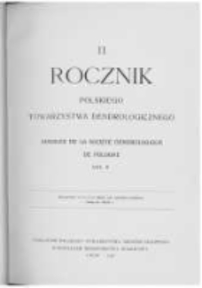 Rocznik Polskiego Towarzystwa Dendrologicznego . 1928 R.2