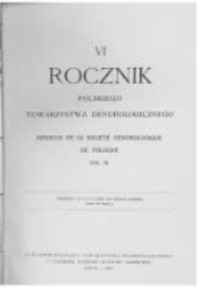 Rocznik Polskiego Towarzystwa Dendrologicznego . 1935 R.6