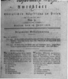 Amtsblatt der Königlichen Regierung zu Posen. 1816.06.18 Nro.3