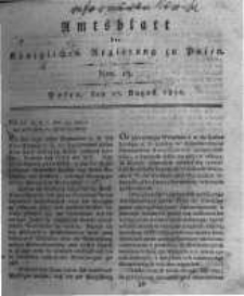 Amtsblatt der Königlichen Regierung zu Posen. 1816.08.27 Nro.13