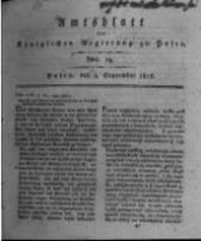 Amtsblatt der Königlichen Regierung zu Posen. 1816.09.03 Nro.14