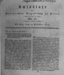 Amtsblatt der Königlichen Regierung zu Posen. 1816.10.15 Nro.20