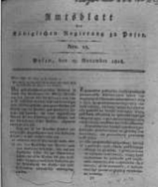 Amtsblatt der Königlichen Regierung zu Posen. 1816.11.19 Nro.25