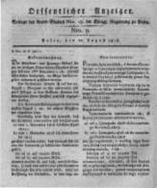 Oeffentlicher Anzeiger. 1816.08.27 Nro.9