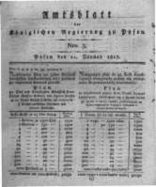 Amtsblatt der Königlichen Regierung zu Posen. 1817.01.21 Nro.3