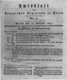 Amtsblatt der Königlichen Regierung zu Posen. 1817.02.25 Nro.8