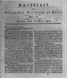 Amtsblatt der Königlichen Regierung zu Posen. 1817.05.20 Nro.20