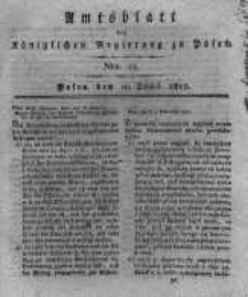 Amtsblatt der Königlichen Regierung zu Posen. 1817.06.10 Nro.23