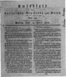 Amtsblatt der Königlichen Regierung zu Posen. 1817.07.15 Nro.28