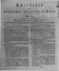 Amtsblatt der Königlichen Regierung zu Posen. 1817.08.26 Nro.34