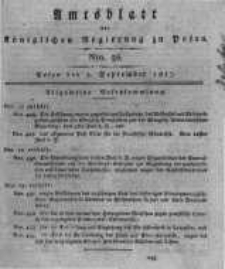 Amtsblatt der Königlichen Regierung zu Posen. 1817.09.09 Nro.36