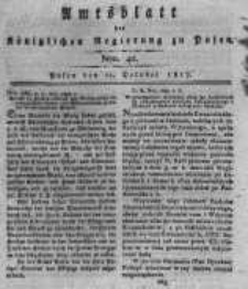 Amtsblatt der Königlichen Regierung zu Posen. 1817.10.21 Nro.42