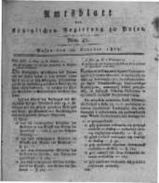 Amtsblatt der Königlichen Regierung zu Posen. 1817.10.28 Nro.43