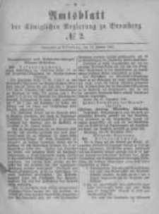 Amtsblatt der Königlichen Preussischen Regierung zu Bromberg. 1882.01.13 No.2