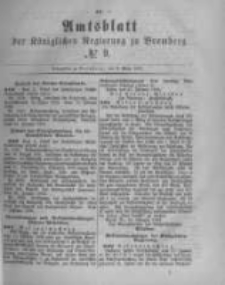 Amtsblatt der Königlichen Preussischen Regierung zu Bromberg. 1882.03.03 No.9