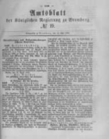 Amtsblatt der Königlichen Preussischen Regierung zu Bromberg. 1882.05.12 No.19