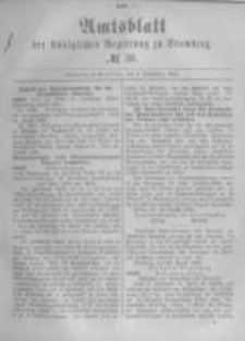 Amtsblatt der Königlichen Preussischen Regierung zu Bromberg. 1882.09.08 No.36