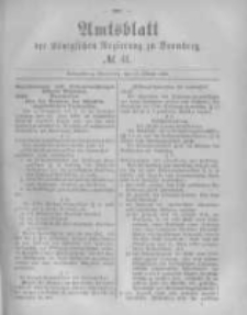 Amtsblatt der Königlichen Preussischen Regierung zu Bromberg. 1882.10.13 No.41