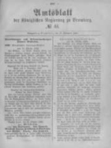 Amtsblatt der Königlichen Preussischen Regierung zu Bromberg. 1882.11.17 No.46