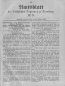 Amtsblatt der K&ouml;niglichen Preussischen Regierung zu Bromberg. 1882.12.22 No.51