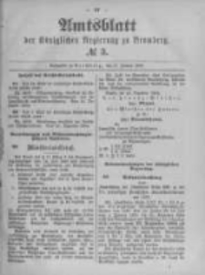 Amtsblatt der Königlichen Preussischen Regierung zu Bromberg. 1895.01.17 No.3