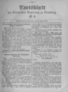 Amtsblatt der Königlichen Preussischen Regierung zu Bromberg. 1895.01.24 No.4