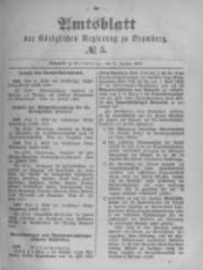 Amtsblatt der Königlichen Preussischen Regierung zu Bromberg. 1895.01.31 No.5