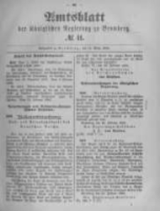 Amtsblatt der Königlichen Preussischen Regierung zu Bromberg. 1895.03.14 No.11