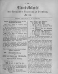 Amtsblatt der Königlichen Preussischen Regierung zu Bromberg. 1895.04.04 No.14