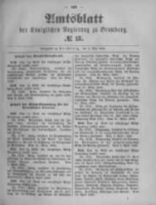 Amtsblatt der K&ouml;niglichen Preussischen Regierung zu Bromberg. 1895.05.02 No.18
