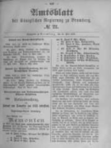 Amtsblatt der Königlichen Preussischen Regierung zu Bromberg. 1895.05.30 No.22