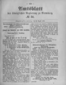Amtsblatt der K&ouml;niglichen Preussischen Regierung zu Bromberg. 1895.08.22 No.34